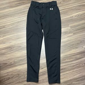 Under armour women sz M baseball pants black